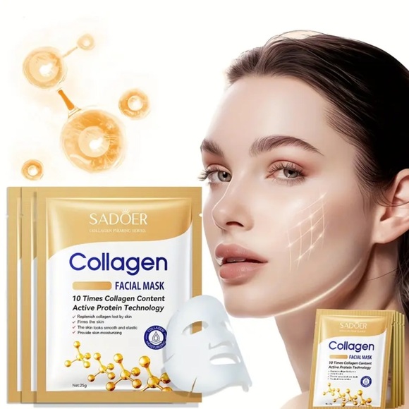 TEN Collagen Facial Masks NEW womens skincare MSRP $7.95 each - Picture 2 of 9